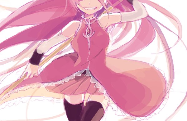 sakura kyoko (mahou shoujo madoka magica) drawn by akinoko_(noco916)