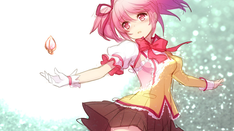 kaname madoka (mahou shoujo madoka magica) drawn by an2a