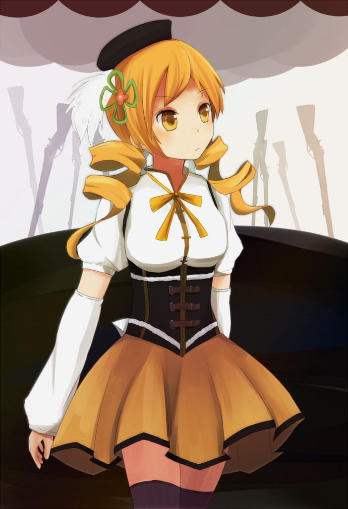 tomoe mami (mahou shoujo madoka magica) drawn by coop_(coupon123)
