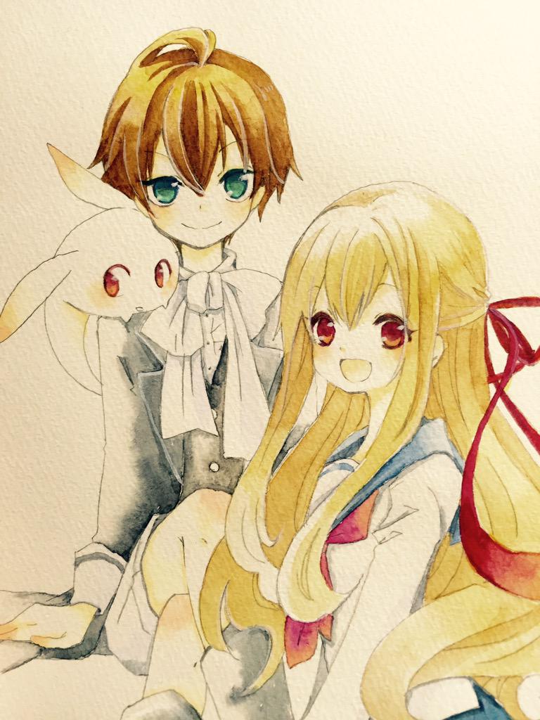 loki, daidouji mayura, and ecchan (matantei loki ragnarok) drawn by noa_clover