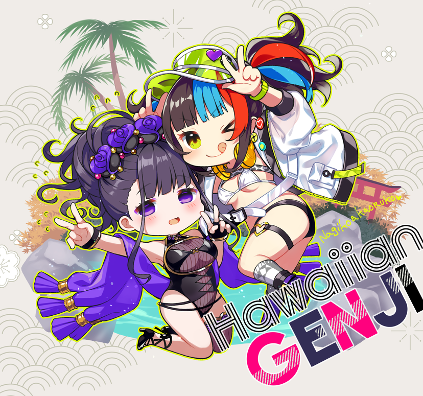 murasaki shikibu and sei shounagon (fate and 1 more) drawn by honda_tamanosuke