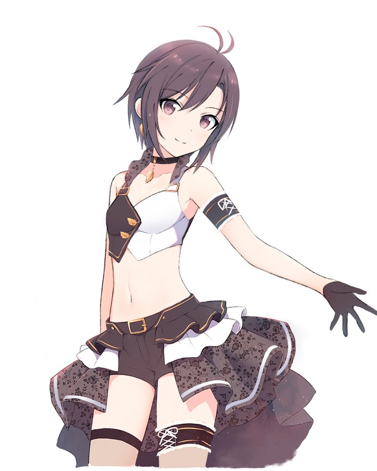 kikuchi makoto (idolmaster and 2 more) drawn by a1001047591
