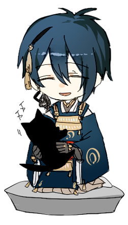 mikazuki munechika (touken ranbu) drawn by newo_(shinra-p)