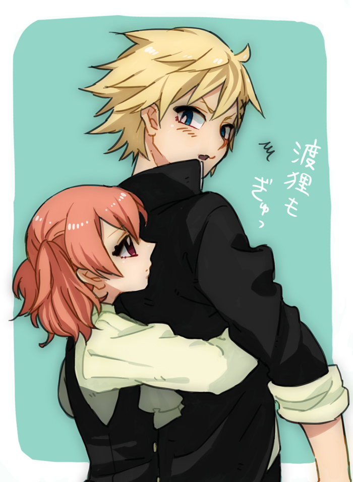 roromiya karuta and watanuki banri (inu x boku ss) drawn by mero_(omigurax)