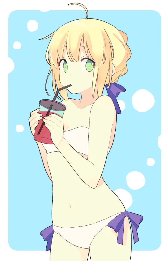 artoria pendragon and saber (fate and 2 more) drawn by 87banana