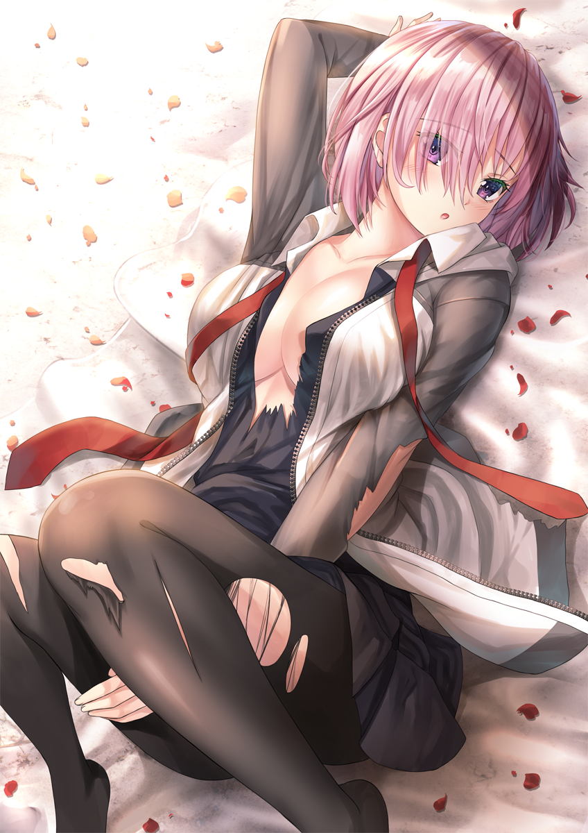 mash kyrielight (fate and 1 more) drawn by toshi_(1-147)