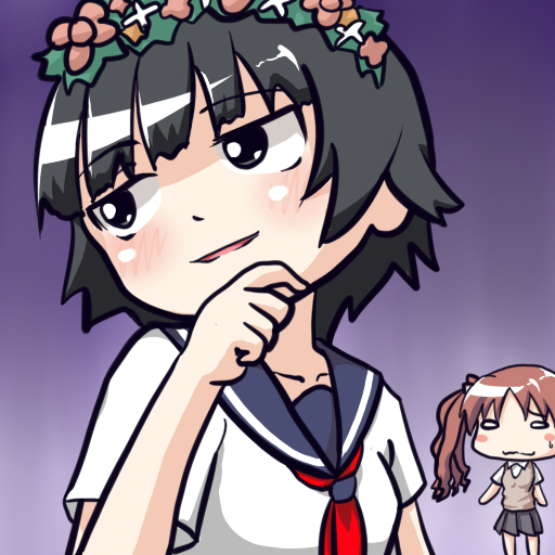 shirai kuroko and uiharu kazari (toaru majutsu no index and 1 more) drawn by moja_(gibson)