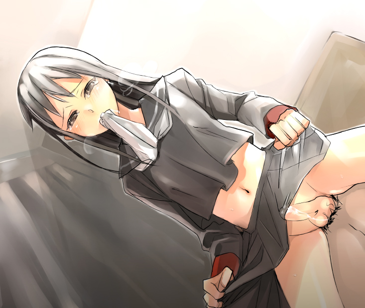 Crossdresser otngagged uniform anime