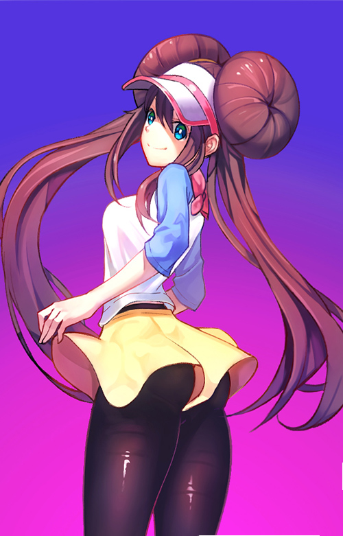 rosa (pokemon and 1 more) drawn by tutler