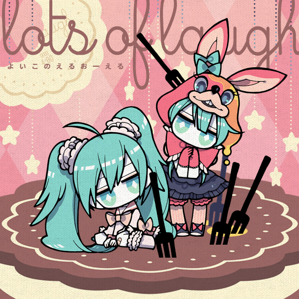 hatsune miku (vocaloid and 1 more) drawn by gozen4ji