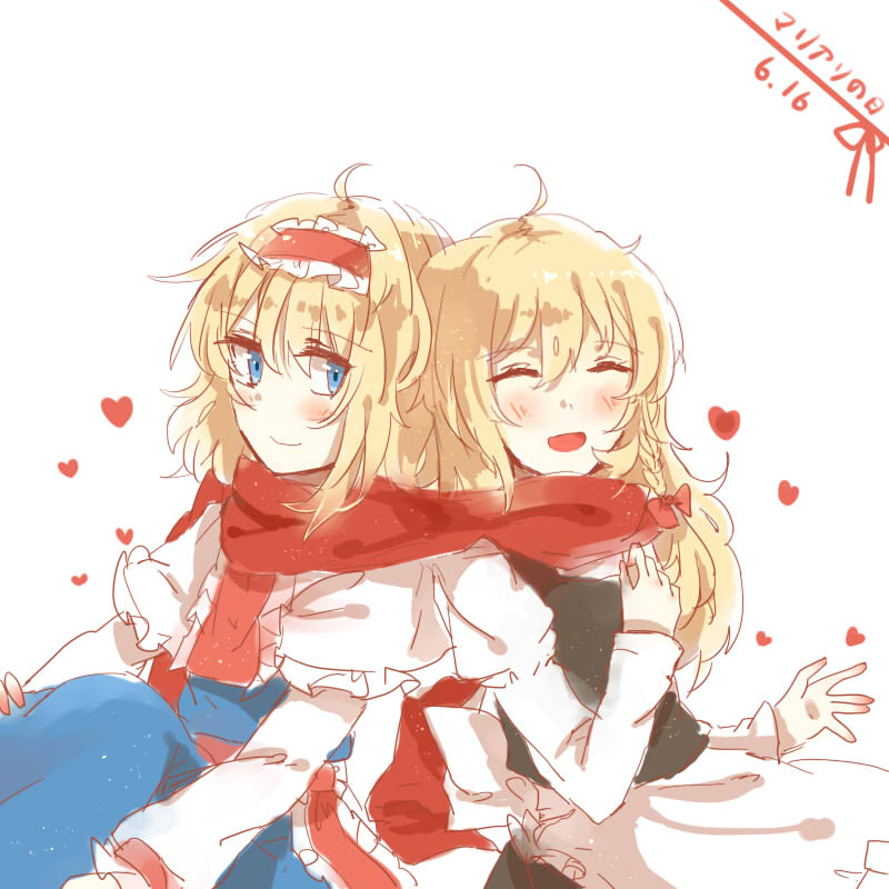 kirisame marisa and alice margatroid (touhou) drawn by meng_ziya