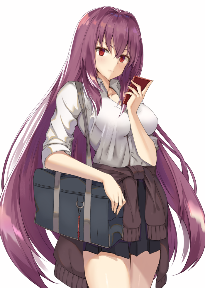 scathach (fate and 1 more) drawn by kanikou