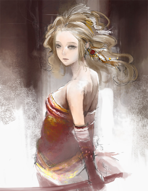 terra branford (final fantasy and 1 more) drawn by mujiha