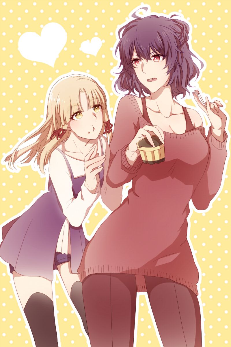 moriya suwako and yasaka kanako (touhou) drawn by meron