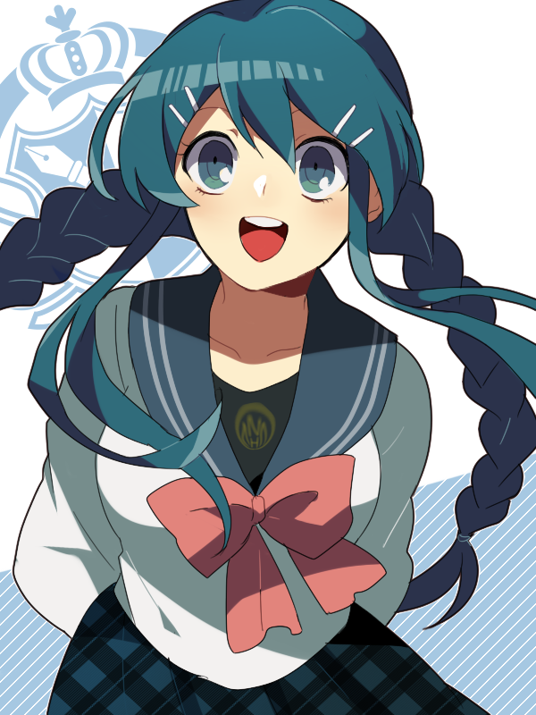 maizono sayaka (danganronpa and 1 more) drawn by sakuraba_hinano