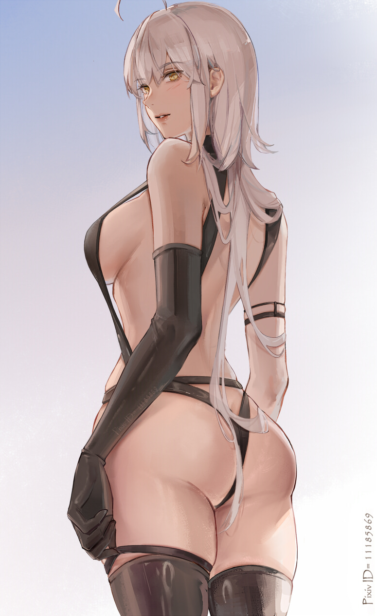 jeanne d'arc alter (fate and 1 more) drawn by rifu_(643763873)