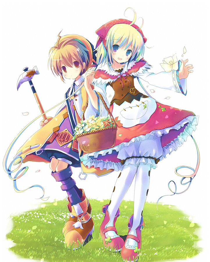polka and beat (trusty bell) drawn by nimura_yuuji
