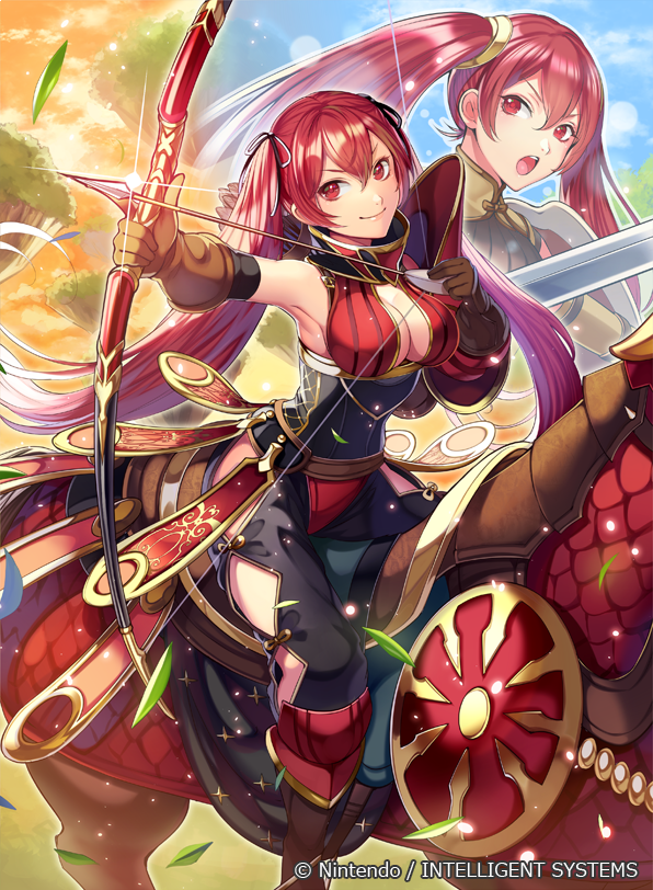 severa and selena (fire emblem and 3 more) drawn by matsurika_youko