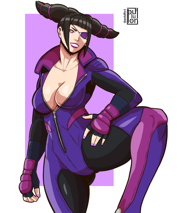 han juri (street fighter and 1 more) drawn by pululon