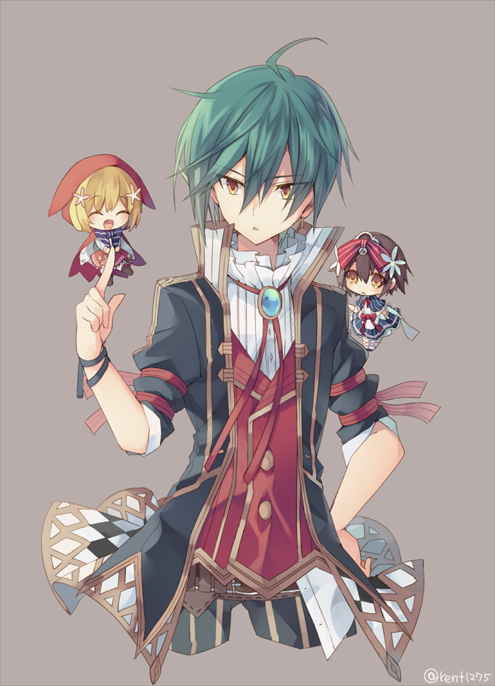 red riding hood, snow white, and ludwig grimm (grimms notes) drawn by rento_(rukeai)
