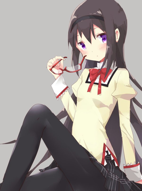 akemi homura (mahou shoujo madoka magica) drawn by tsubaki_(tatajd)