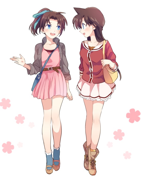 mouri ran and tooyama kazuha (meitantei conan) drawn by akiyoshi_(tama-pete)