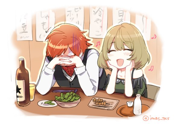 takagaki kaede and tendo teru (idolmaster and 2 more) drawn by takasu-p