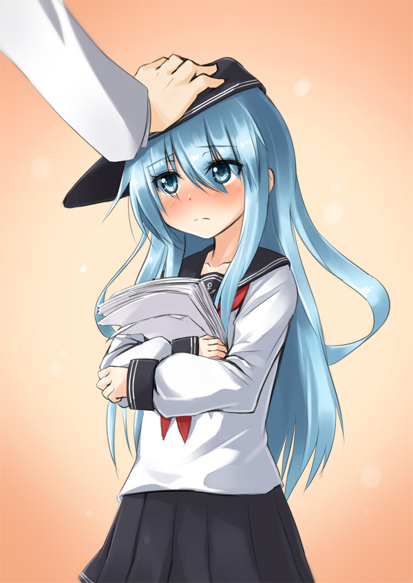 admiral and hibiki (kantai collection) drawn by silent_sakia