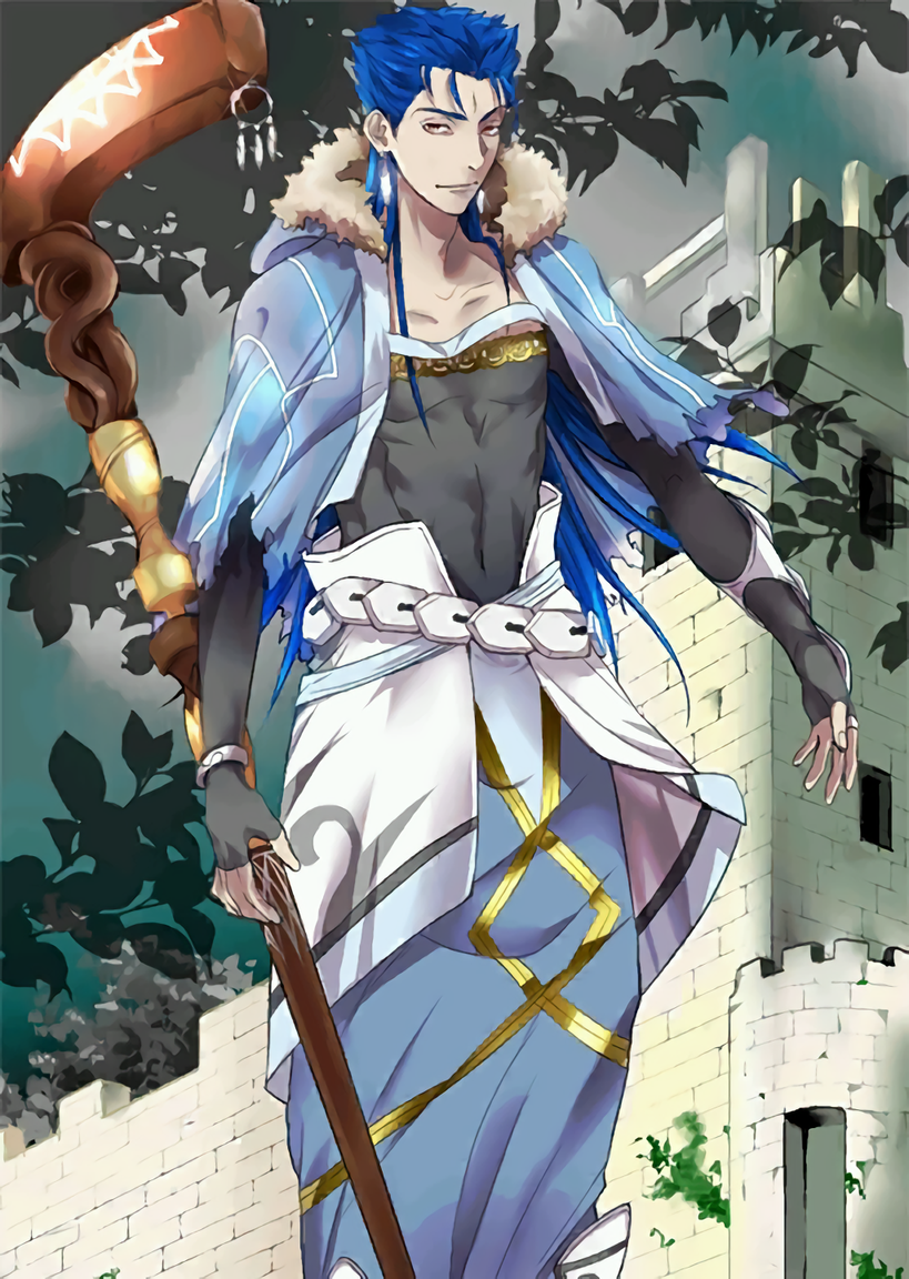 cu chulainn (fate and 1 more) drawn by azuazuazu19