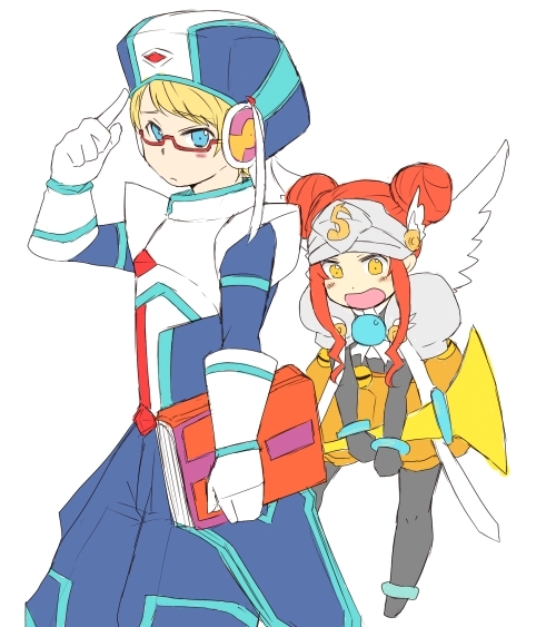 little sage marron and stardust trumpeter (cardfight!! vanguard) drawn by tsumahajiki