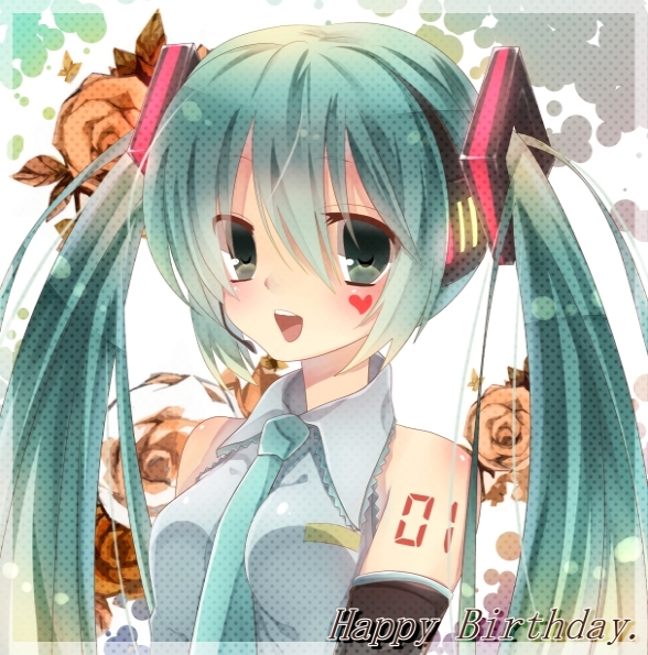 hatsune miku (vocaloid) drawn by kyoro_(r_y_o_c_ovv)