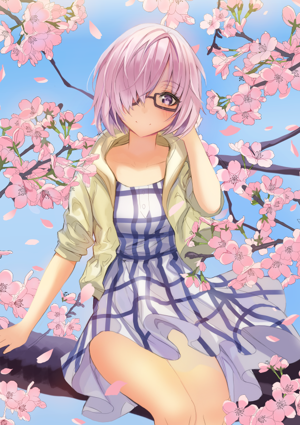 mash kyrielight (fate and 1 more) drawn by lloule