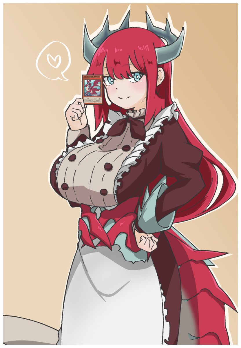 kitchen dragonmaid and dragonmaid tinkhec (yu-gi-oh!) drawn by kinoni