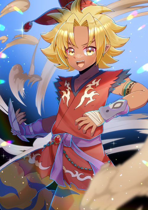 kevin (seiken densetsu and 1 more) drawn by kou_hiyoyo