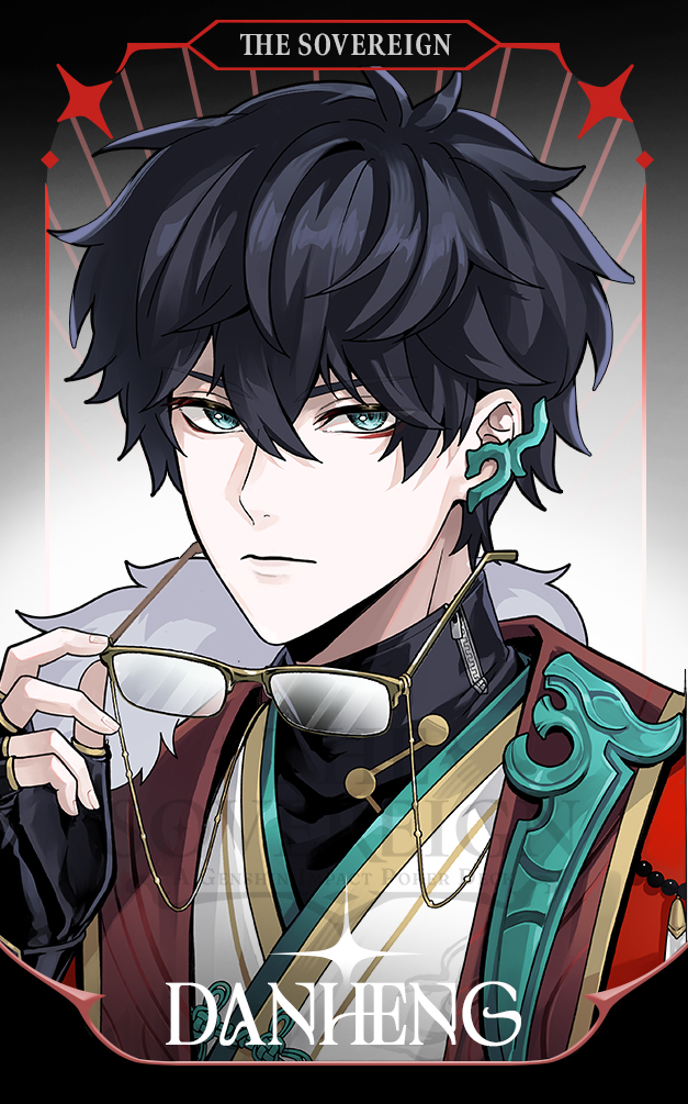 dan heng (honkai and 1 more) drawn by sovereignteam