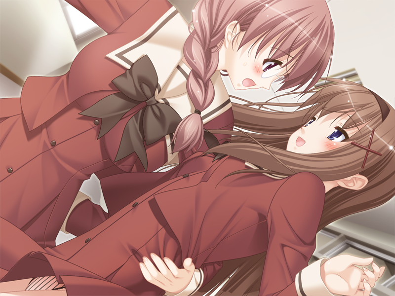 kitajima kaede and kitajima sara (sono hanabira ni kuchizuke wo) drawn by kani_biimu