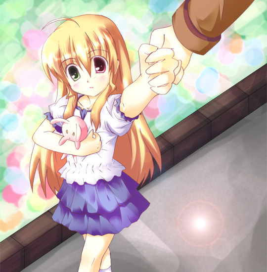 vivio (lyrical nanoha and 1 more) drawn by soki_(artist)