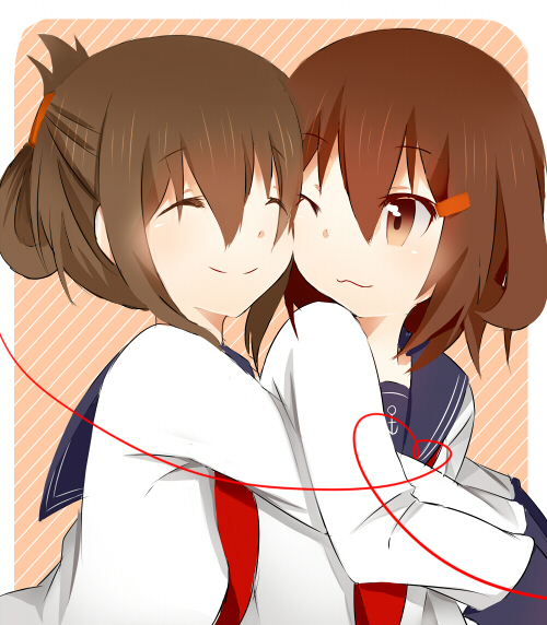 inazuma and ikazuchi (kantai collection) drawn by katori_(quietude)