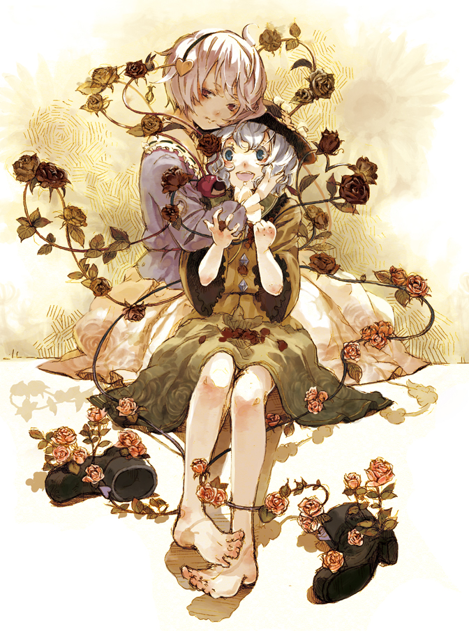 komeiji koishi and komeiji satori (touhou) drawn by cosmic_(crownclowncosmic)