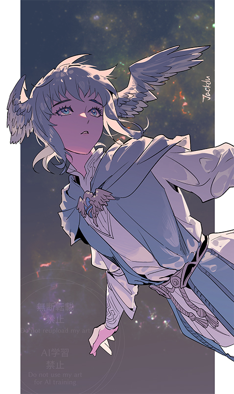 meteion (final fantasy and 1 more) drawn by byuub