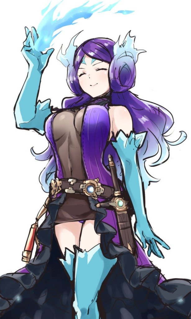 brighid (xenoblade chronicles and 1 more) drawn by madanai_(morisumeshi)