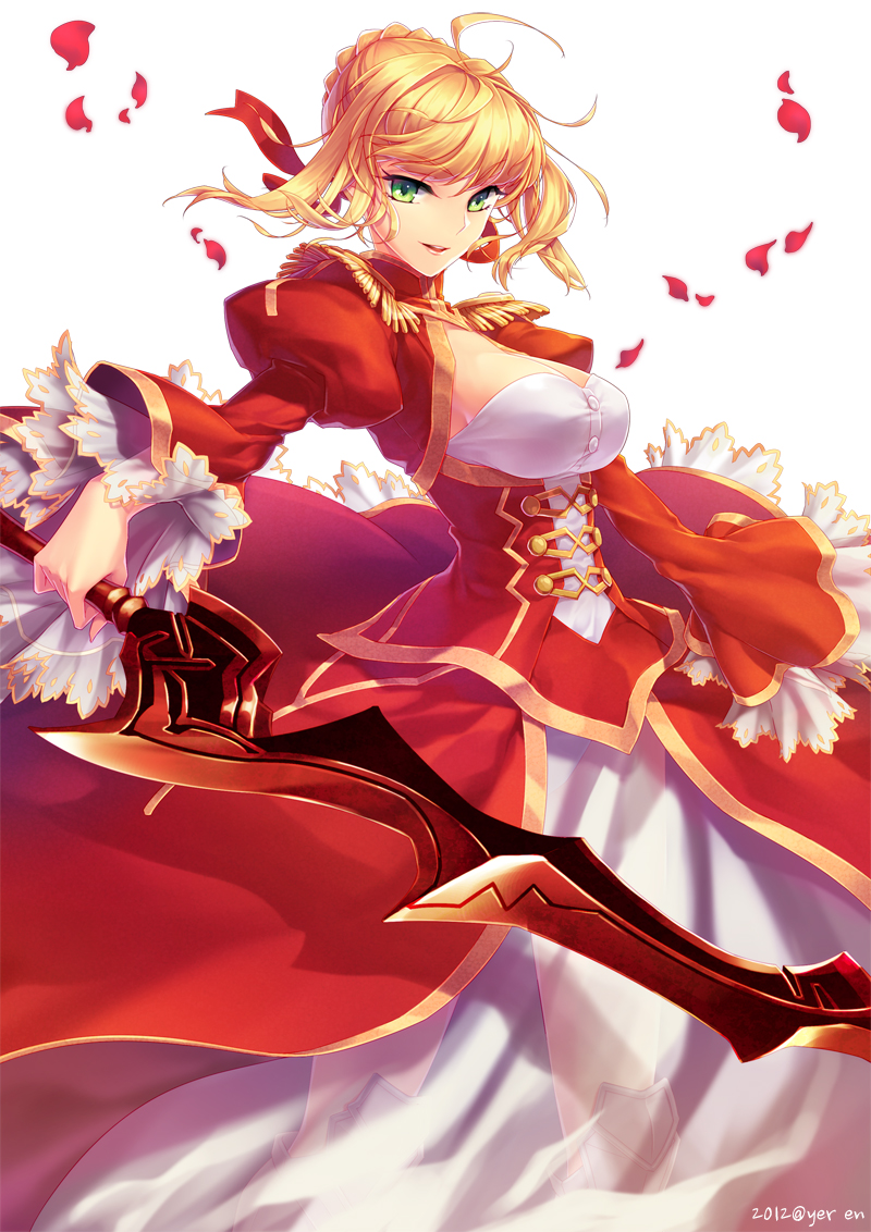 nero claudius (fate and 1 more) drawn by yeruen