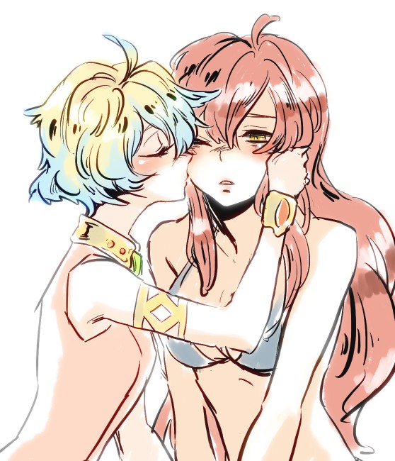 yoko littner and nia teppelin (tengen toppa gurren lagann) drawn by katou_(hyaena)