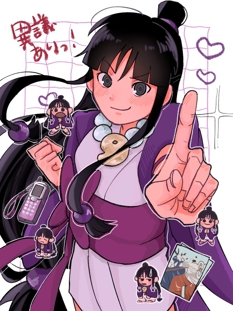 maya fey (ace attorney) drawn by renji_yanagi