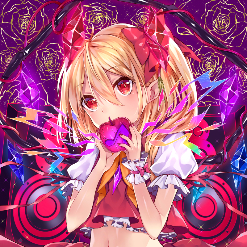 flandre scarlet (touhou and 1 more) drawn by komazuki_(komaworks240)