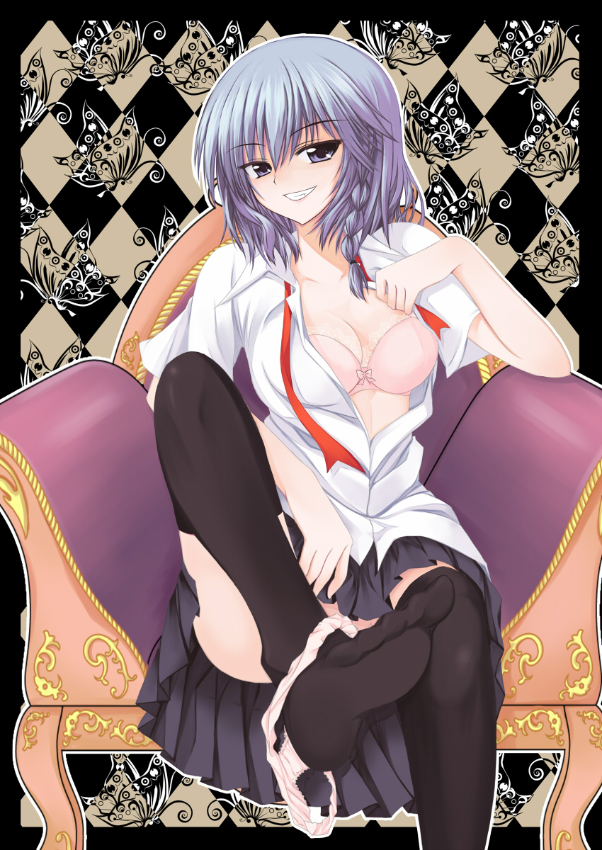 izayoi sakuya (touhou) drawn by utakata_(kochou_no_yume)