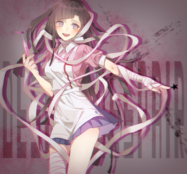 tsumiki mikan (danganronpa and 1 more) drawn by io_(sinking=carousel)