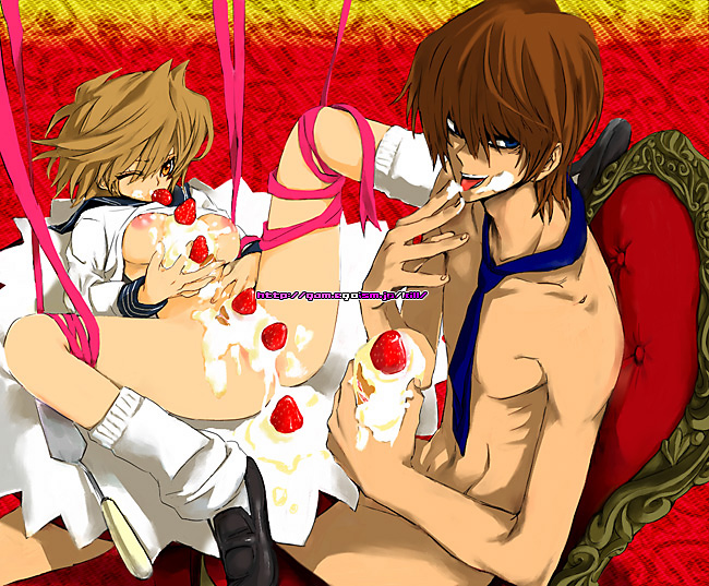 kaiba seto and jonouchi katsuya (yu-gi-oh! and 1 more)