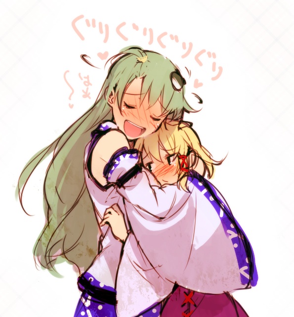 kochiya sanae and moriya suwako (touhou) drawn by eho_(icbm)