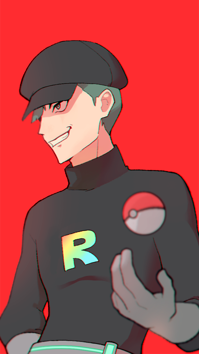 team rainbow rocket grunt (pokemon and 1 more) drawn by jaho